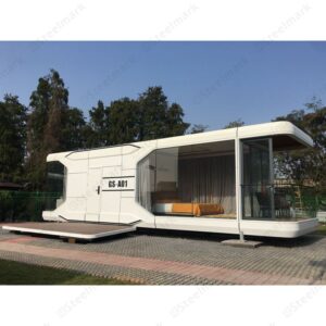 guose t8 11.5meter luxury modular capsule house with balcony