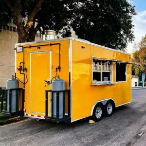 food trailer fully equipped, mobile food truck for sale, customized concession catering car, bbq hot dog ice cream coffee cart, for business commercial use